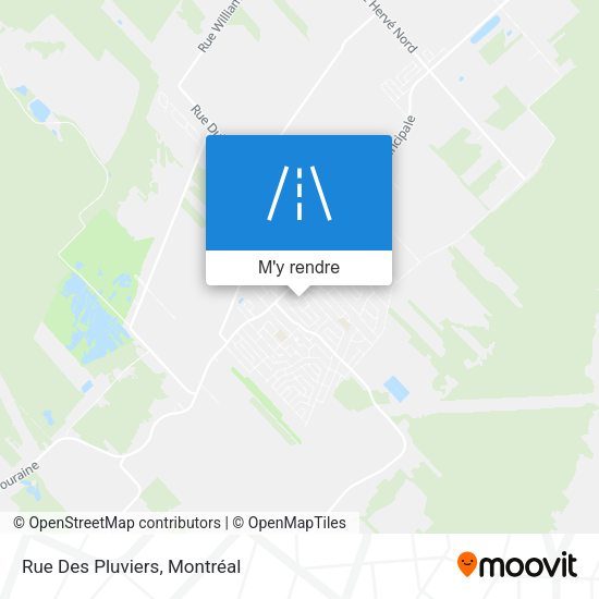 Rue Des Pluviers plan