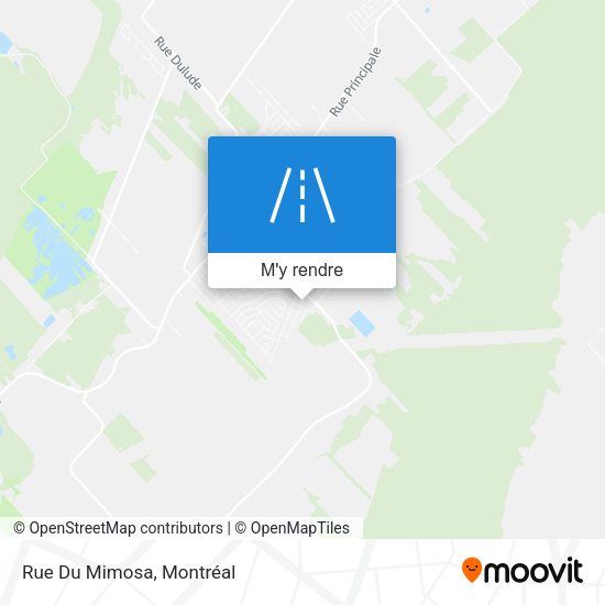 Rue Du Mimosa plan