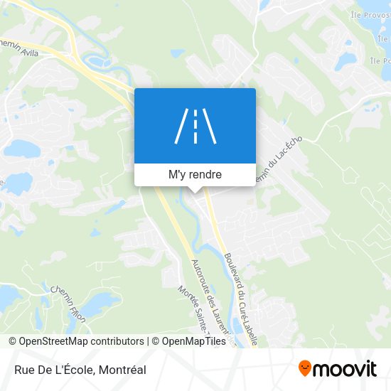 Rue De L'École plan