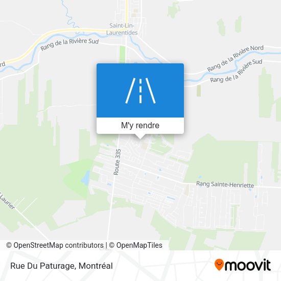 Rue Du Paturage plan
