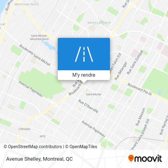 Avenue Shelley plan