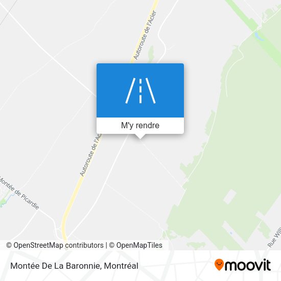 Montée De La Baronnie plan