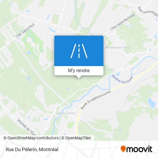 Rue Du Pélerin plan
