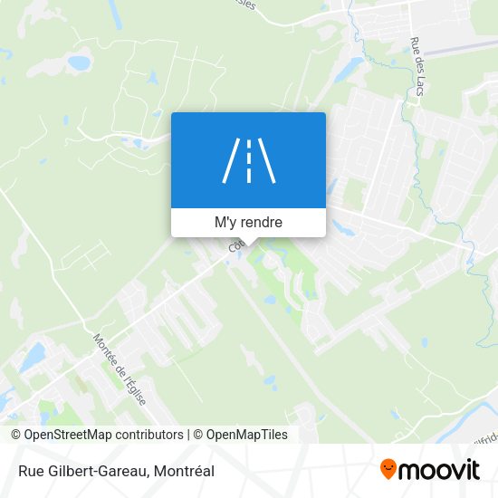 Rue Gilbert-Gareau plan