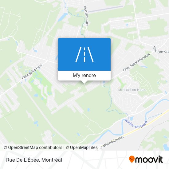 Rue De L'Épée plan