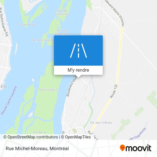 Rue Michel-Moreau plan