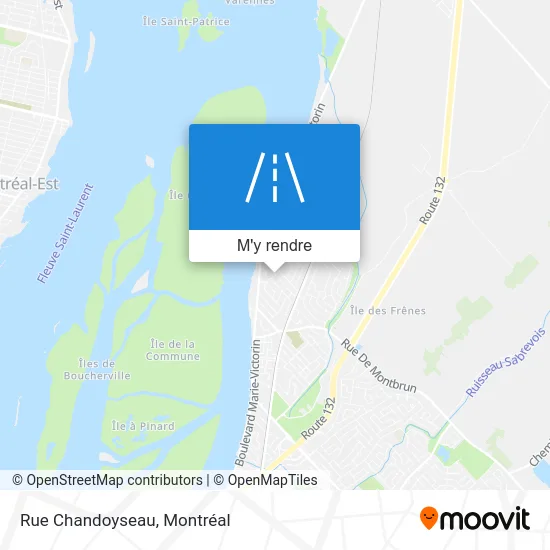 Rue Chandoyseau plan