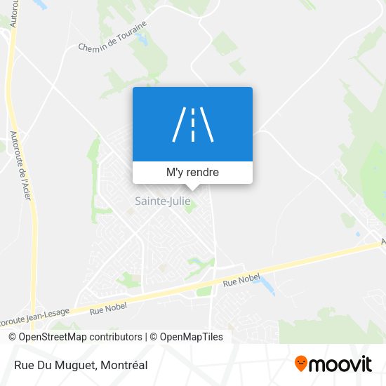 Rue Du Muguet plan