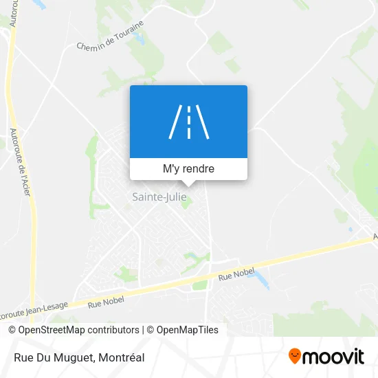 Rue Du Muguet plan