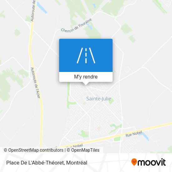 Place De L'Abbé-Théoret plan