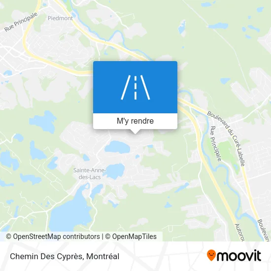 Chemin Des Cyprès plan