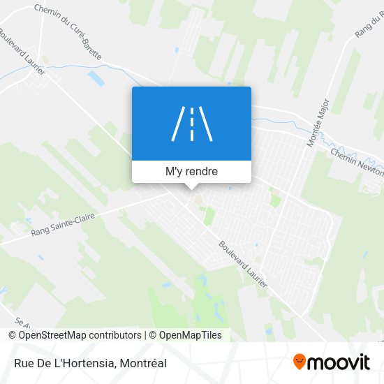 Rue De L'Hortensia plan