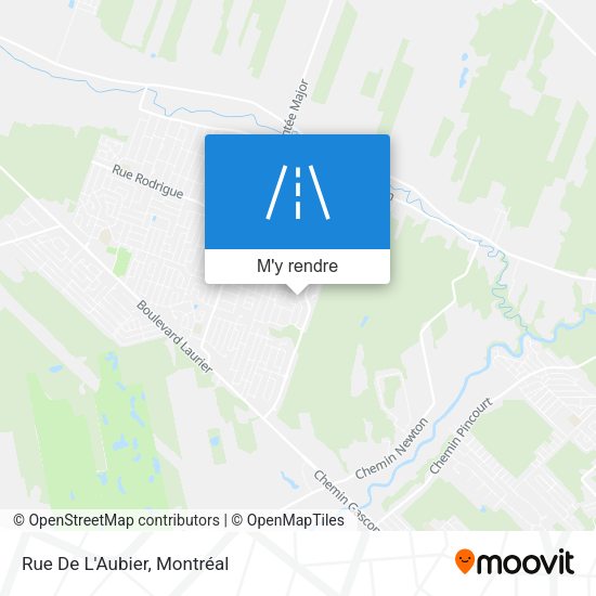Rue De L'Aubier plan