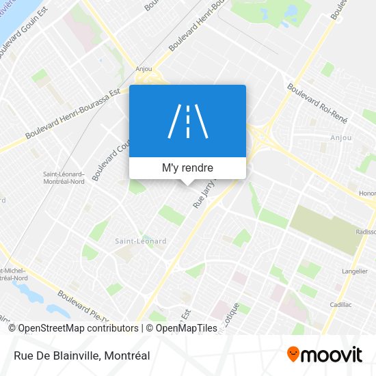 Rue De Blainville plan