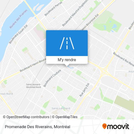 Promenade Des Riverains plan