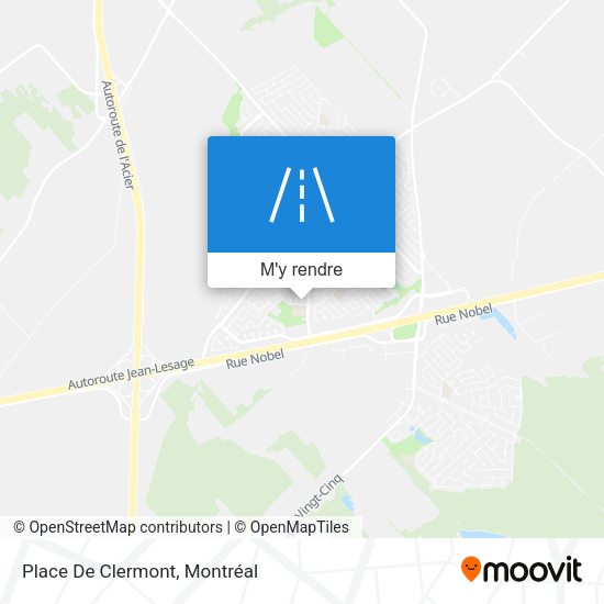 Place De Clermont plan