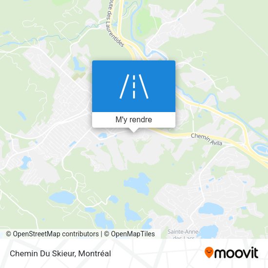 Chemin Du Skieur plan