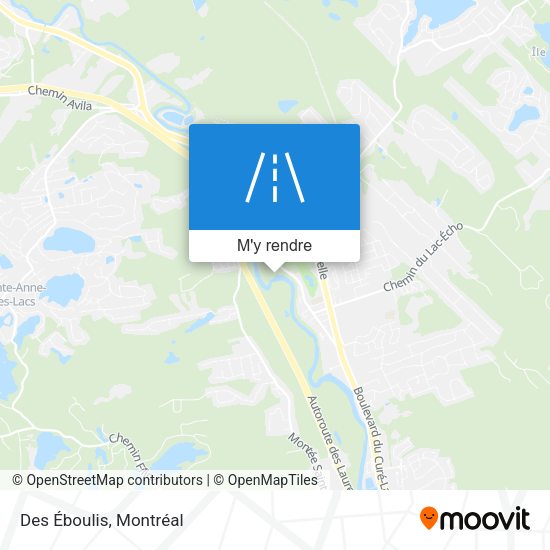 Des Éboulis plan