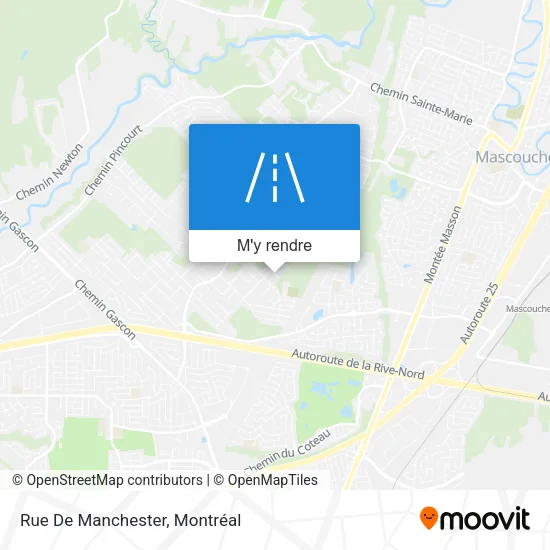 Rue De Manchester plan