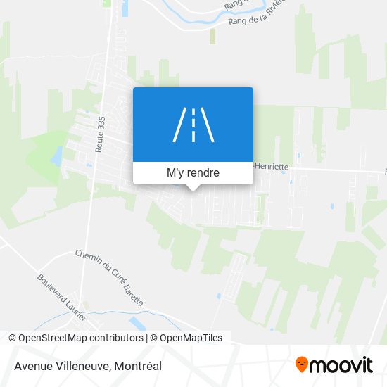 Avenue Villeneuve plan