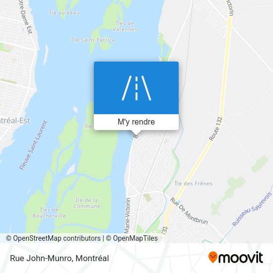 Rue John-Munro plan
