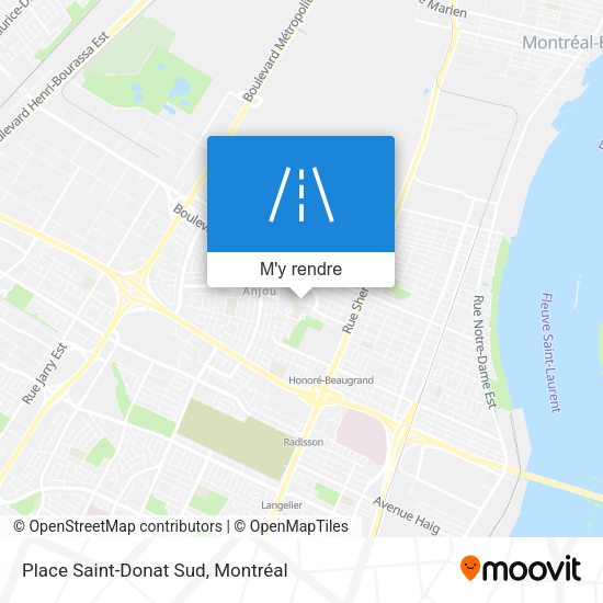 Place Saint-Donat Sud plan