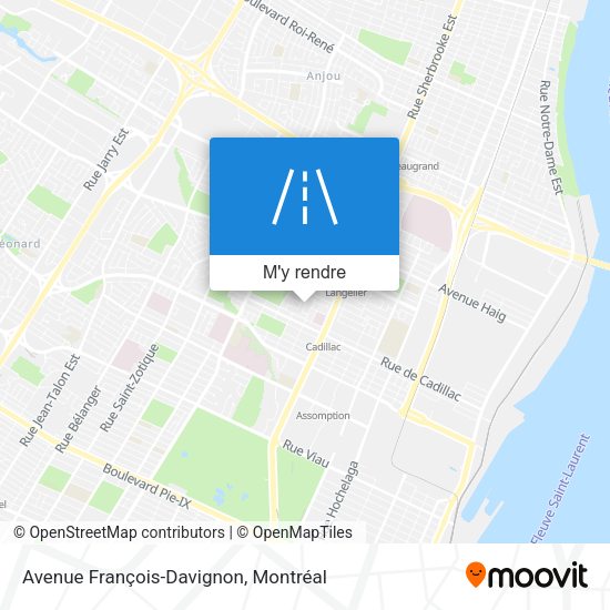 Avenue François-Davignon plan