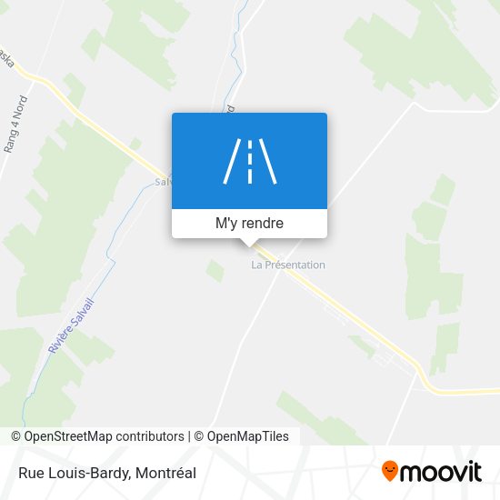Rue Louis-Bardy plan