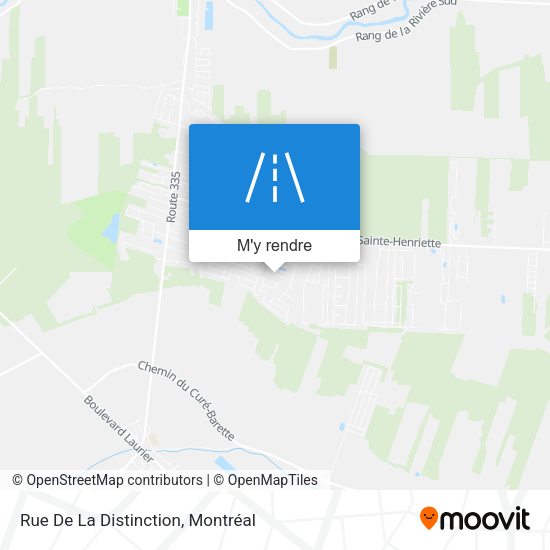 Rue De La Distinction plan