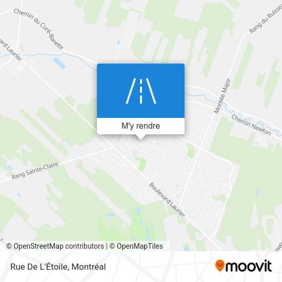 Rue De L'Étoile plan