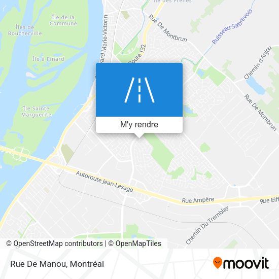 Rue De Manou plan