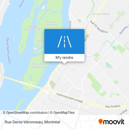Rue Denis-Véronneau plan