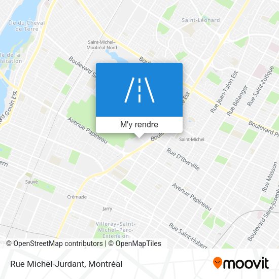 Rue Michel-Jurdant plan