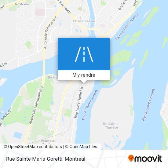 Rue Sainte-Maria-Goretti plan