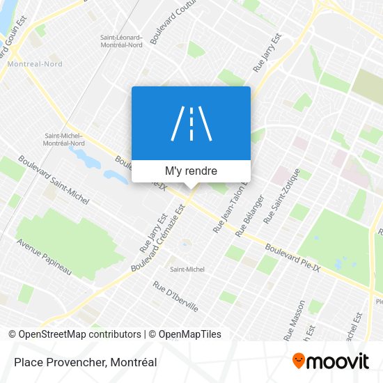 Place Provencher plan