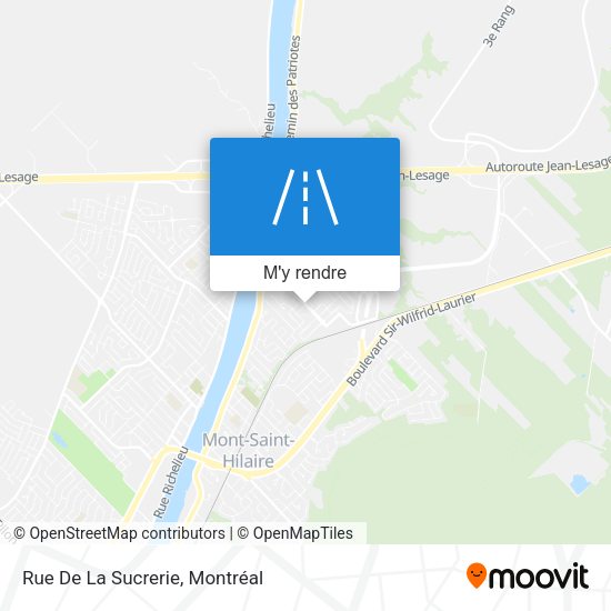 Rue De La Sucrerie plan