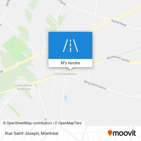 Rue Saint Joseph plan