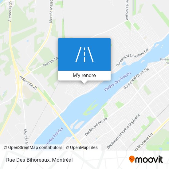 Rue Des Bihoreaux plan