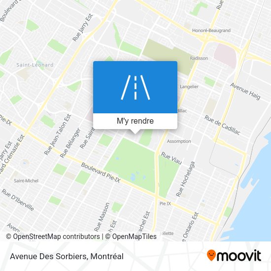 Avenue Des Sorbiers plan