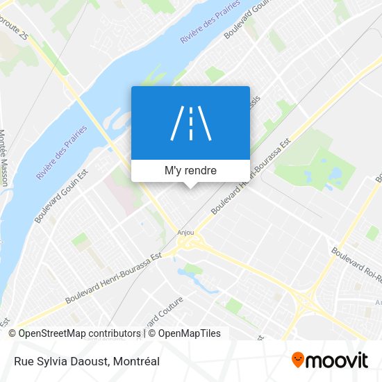 Rue Sylvia Daoust plan
