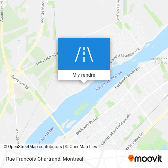 Rue Francois-Chartrand plan