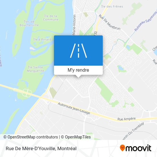 Rue De Mère-D'Youville plan