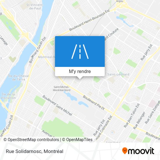 Rue Solidarnosc plan