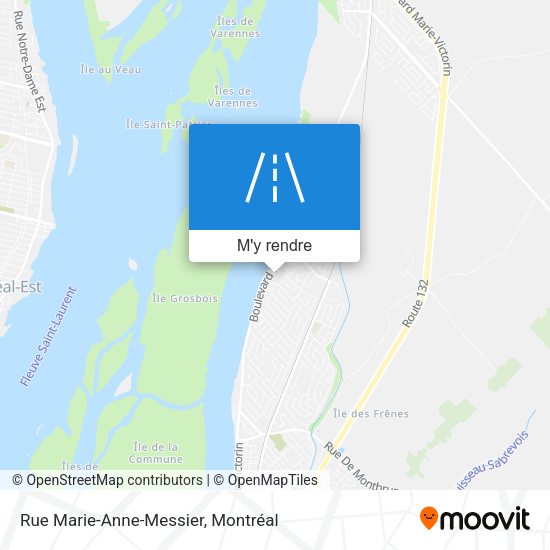 Rue Marie-Anne-Messier plan