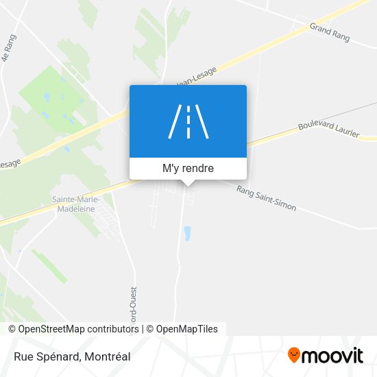 Rue Spénard plan