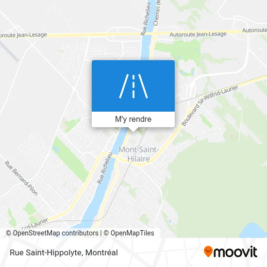 Rue Saint-Hippolyte plan