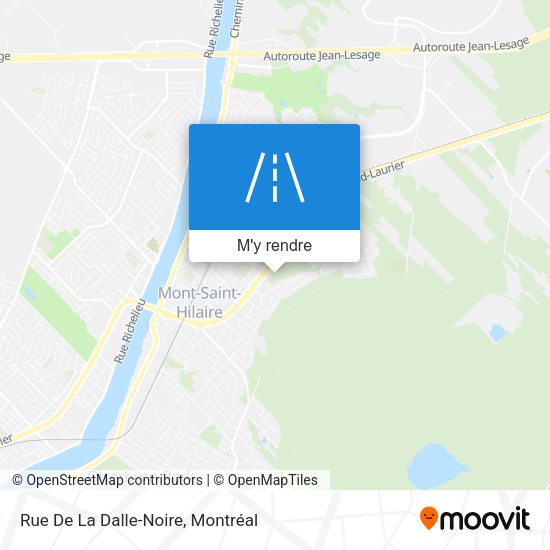 Rue De La Dalle-Noire plan