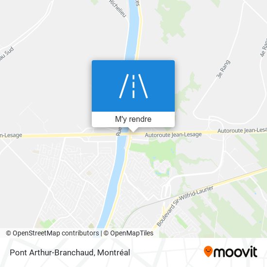 Pont Arthur-Branchaud plan