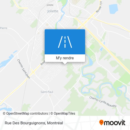 Rue Des Bourguignons plan