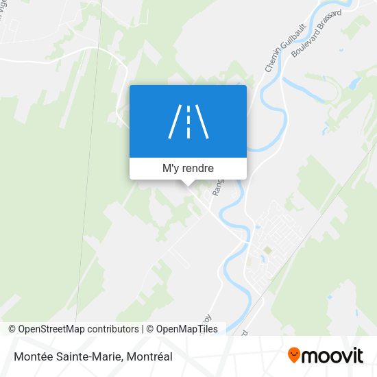 Montée Sainte-Marie plan